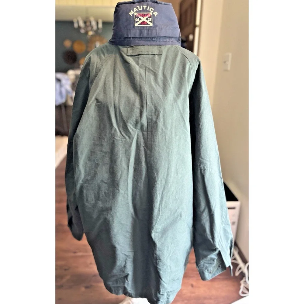 Vintage Nautica Ocean Sportsman‎ Light Jacket XL Green